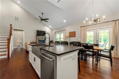 This lovely custom-built home offers a flowing, spacious on Fairfield Plantation Golf and Country Club in Georgia - for sale on GolfHomes.com, golf home, golf lot