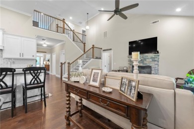 This lovely custom-built home offers a flowing, spacious on Fairfield Plantation Golf and Country Club in Georgia - for sale on GolfHomes.com, golf home, golf lot