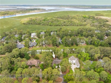 Beautiful estate lot home perfectly positioned for stunning on Dataw Island Club in South Carolina - for sale on GolfHomes.com, golf home, golf lot