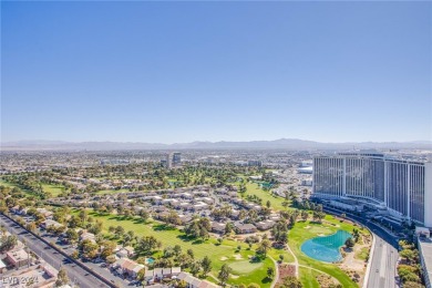 Stunning 2 bed/2 bath plus den unit atop the 39th floor of on Las Vegas Country Club in Nevada - for sale on GolfHomes.com, golf home, golf lot