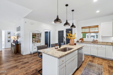This better than new custom built 2021 home offers an open floor on River Golf and Country Club at Lake Royale in North Carolina - for sale on GolfHomes.com, golf home, golf lot