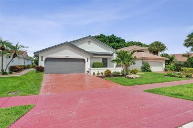 Welcome to this stunning three-bedroom, three-bath home in Boca on  in Florida - for sale on GolfHomes.com, golf home, golf lot