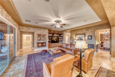 This former model home is situated on the 10th hole of Chimera on Tuscany Golf Club in Nevada - for sale on GolfHomes.com, golf home, golf lot