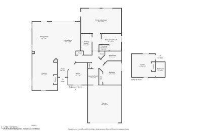 Highly sought-after Lincoln Floor Plan with Detached Casita! on Revere Golf Club in Nevada - for sale on GolfHomes.com, golf home, golf lot