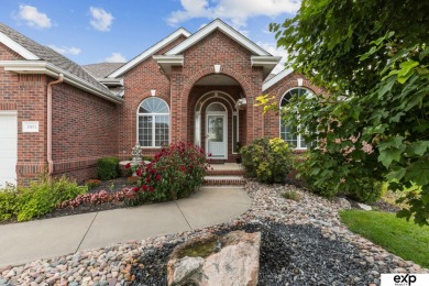 Luxury meets comfort in this stunning custom brick ranch backing on Tiburon Golf Club in Nebraska - for sale on GolfHomes.com, golf home, golf lot