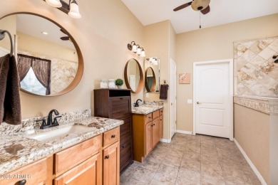 Discover elegance and luxury combined in this stunning 3 bedroom on Corte Bella Golf Club in Arizona - for sale on GolfHomes.com, golf home, golf lot