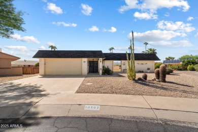 Extremely clean and well-maintained, this single-story block on Sun City Lakes West and East in Arizona - for sale on GolfHomes.com, golf home, golf lot