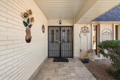 Extremely clean and well-maintained, this single-story block on Sun City Lakes West and East in Arizona - for sale on GolfHomes.com, golf home, golf lot