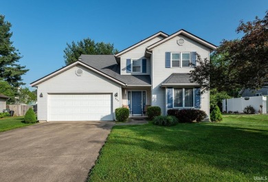 This lightly lived in two story has been well maintained on Cascades Golf Course in Indiana - for sale on GolfHomes.com, golf home, golf lot