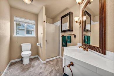 Stunning two-story home situated on the 15th green at Dayton on Dayton Valley Golf Club At Legado in Nevada - for sale on GolfHomes.com, golf home, golf lot