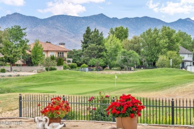 Stunning two-story home situated on the 15th green at Dayton on Dayton Valley Golf Club At Legado in Nevada - for sale on GolfHomes.com, golf home, golf lot