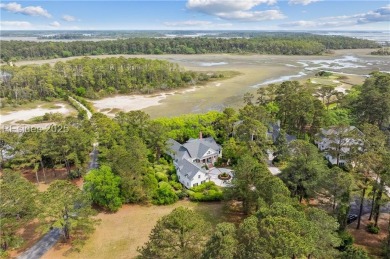Price Improved! Enjoy panoramic marsh views from this elegant on Colleton River Plantation Club in South Carolina - for sale on GolfHomes.com, golf home, golf lot