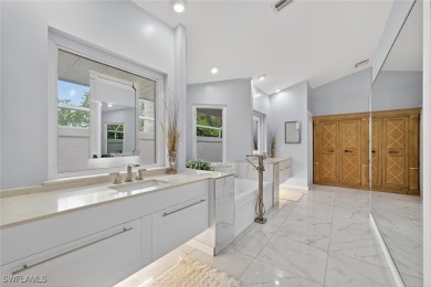 This stunning 3-bedroom, 3-bath residence den or bonus room on Fiddlesticks Country Club in Florida - for sale on GolfHomes.com, golf home, golf lot