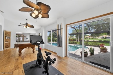 This stunning 3-bedroom, 3-bath residence den or bonus room on Fiddlesticks Country Club in Florida - for sale on GolfHomes.com, golf home, golf lot