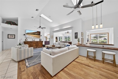 This stunning 3-bedroom, 3-bath residence den or bonus room on Fiddlesticks Country Club in Florida - for sale on GolfHomes.com, golf home, golf lot