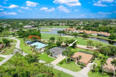 This stunning 3-bedroom, 3-bath residence den or bonus room on Fiddlesticks Country Club in Florida - for sale on GolfHomes.com, golf home, golf lot