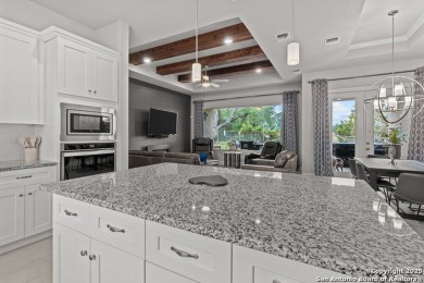 Upgrades galore...10' Ceilings, 8' Doors, Faux Beams in LR on Vaaler Creek Golf Club in Texas - for sale on GolfHomes.com, golf home, golf lot