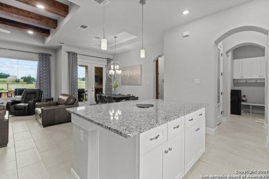 Upgrades galore...10' Ceilings, 8' Doors, Faux Beams in LR on Vaaler Creek Golf Club in Texas - for sale on GolfHomes.com, golf home, golf lot
