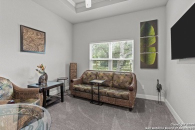 Upgrades galore...10' Ceilings, 8' Doors, Faux Beams in LR on Vaaler Creek Golf Club in Texas - for sale on GolfHomes.com, golf home, golf lot