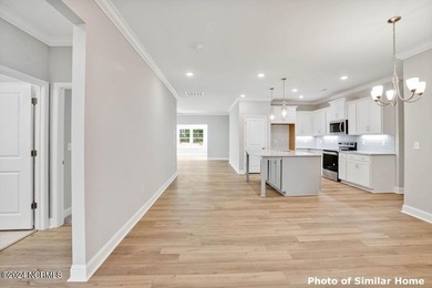 Experience the ease of single-level living in the Somerset III on Green Hills Golf Course in North Carolina - for sale on GolfHomes.com, golf home, golf lot