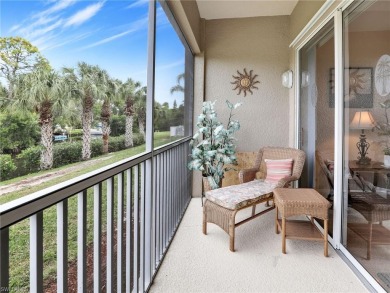 This first floor condo overlooks the tranquil waterway of Indian on Riverbend Golf and Country Club in Florida - for sale on GolfHomes.com, golf home, golf lot