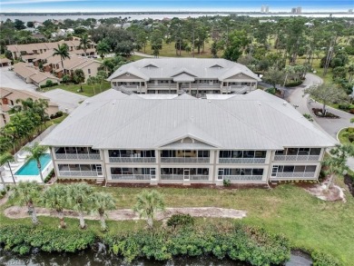 This first floor condo overlooks the tranquil waterway of Indian on Riverbend Golf and Country Club in Florida - for sale on GolfHomes.com, golf home, golf lot