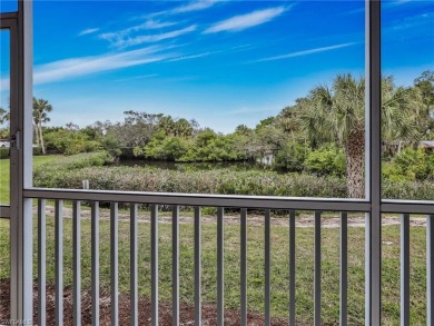 This first floor condo overlooks the tranquil waterway of Indian on Riverbend Golf and Country Club in Florida - for sale on GolfHomes.com, golf home, golf lot