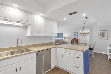 Step into paradise with this beautifully updated 2-bedroom on Ocean Village Golf Course in Florida - for sale on GolfHomes.com, golf home, golf lot