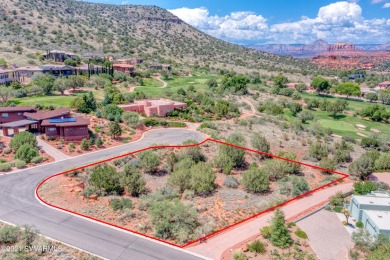 Prestigious Sedona Golf Resort Custom Building Site. Corner lot on Sedona Golf Resort in Arizona - for sale on GolfHomes.com, golf home, golf lot