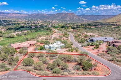 Prestigious Sedona Golf Resort Custom Building Site. Corner lot on Sedona Golf Resort in Arizona - for sale on GolfHomes.com, golf home, golf lot