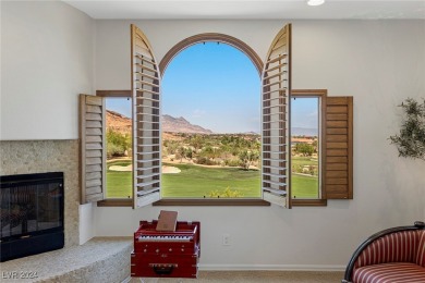 Guard-gated 2-story w/unobstructed views of the 5th & 14th on Red Rock Country Club in Nevada - for sale on GolfHomes.com, golf home, golf lot