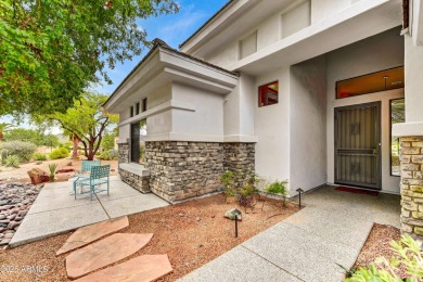 Contemporary design with many architectural enhancements on Rio Verde Country Club - Quail Run in Arizona - for sale on GolfHomes.com, golf home, golf lot