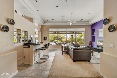 Contemporary design with many architectural enhancements on Rio Verde Country Club - Quail Run in Arizona - for sale on GolfHomes.com, golf home, golf lot