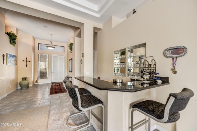 Contemporary design with many architectural enhancements on Rio Verde Country Club - Quail Run in Arizona - for sale on GolfHomes.com, golf home, golf lot