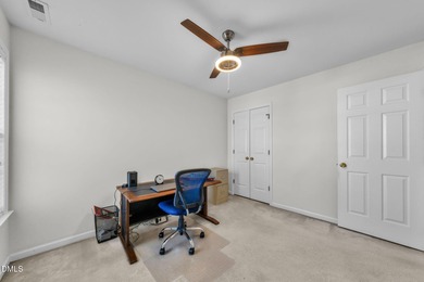 Sought after floorplan of 3 beds, 2.5 baths with a single car on Hedingham Golf and Athletic Club in North Carolina - for sale on GolfHomes.com, golf home, golf lot