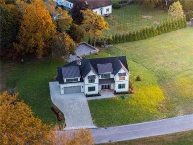 This stunning new-construction home mixes contemporary flair on Newport National Golf Club in Rhode Island - for sale on GolfHomes.com, golf home, golf lot