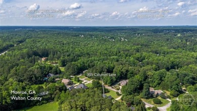 Welcome to this stunning all-brick ranch nestled in a desirable on Monroe Golf and Country Club in Georgia - for sale on GolfHomes.com, golf home, golf lot
