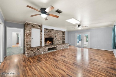 Single Level Living and no HOA in this brick, single family pool on Blue Cypress Golf Club in Florida - for sale on GolfHomes.com, golf home, golf lot