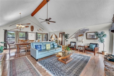 This home boasts a view like few others can perched high on a on Holiday Island Executive Golf Course in Arkansas - for sale on GolfHomes.com, golf home, golf lot