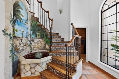 Welcome to this stunning Mediterranean-inspired retreat located on Hackberry Creek Country Club in Texas - for sale on GolfHomes.com, golf home, golf lot
