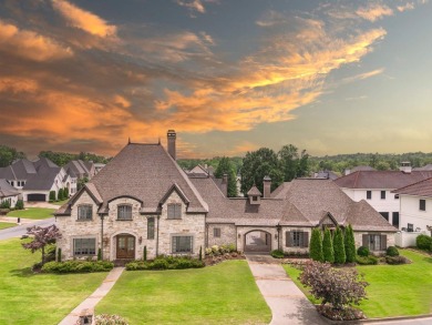Welcome to 1 Orle Circle, a stunning custom-built 5-bedroom, 5 on Chenal Country Club - Bear Den Mountain in Arkansas - for sale on GolfHomes.com, golf home, golf lot