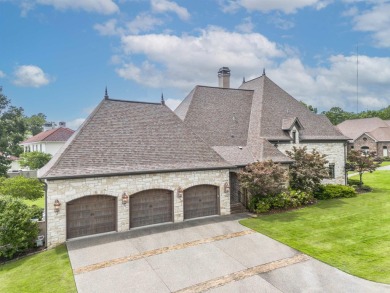 Welcome to 1 Orle Circle, a stunning custom-built 5-bedroom, 5 on Chenal Country Club - Bear Den Mountain in Arkansas - for sale on GolfHomes.com, golf home, golf lot
