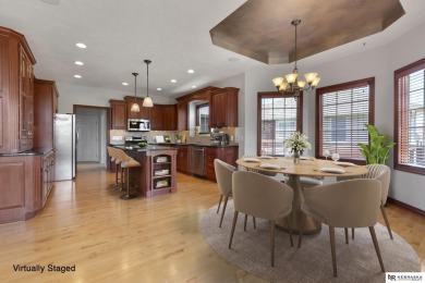 Welcome to this elegant 4 bed, 5 bath walkout ranch home located on Wilderness Ridge Golf Club in Nebraska - for sale on GolfHomes.com, golf home, golf lot