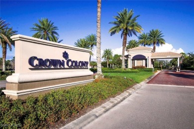 EXCELLENT SOUTHERN LAKE & GOLF COURSE VIEW IN CROWN COLONY! This on Crown Colony Golf and Country Club in Florida - for sale on GolfHomes.com, golf home, golf lot