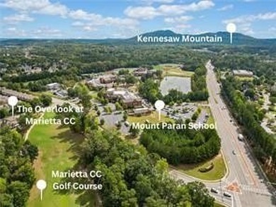 Located in the desirable Overlook at Marietta Country Club on Marietta Country Club in Georgia - for sale on GolfHomes.com, golf home, golf lot
