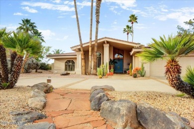 An executive home on golf course with fabulous mountain views on Rio Verde Country Club - Quail Run in Arizona - for sale on GolfHomes.com, golf home, golf lot