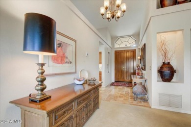 An executive home on golf course with fabulous mountain views on Rio Verde Country Club - Quail Run in Arizona - for sale on GolfHomes.com, golf home, golf lot