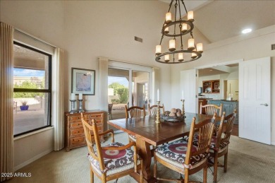 An executive home on golf course with fabulous mountain views on Rio Verde Country Club - Quail Run in Arizona - for sale on GolfHomes.com, golf home, golf lot