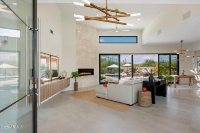Discover Modern Desert Luxury, set on a private 1.52-ACRE on The Country Club At DC Ranch in Arizona - for sale on GolfHomes.com, golf home, golf lot