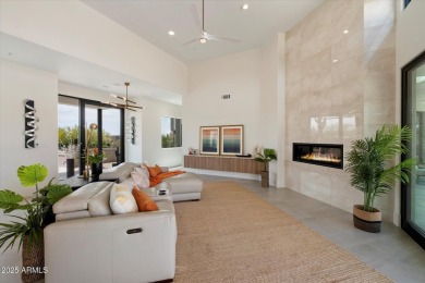 Discover Modern Desert Luxury, set on a private 1.52-ACRE on The Country Club At DC Ranch in Arizona - for sale on GolfHomes.com, golf home, golf lot
